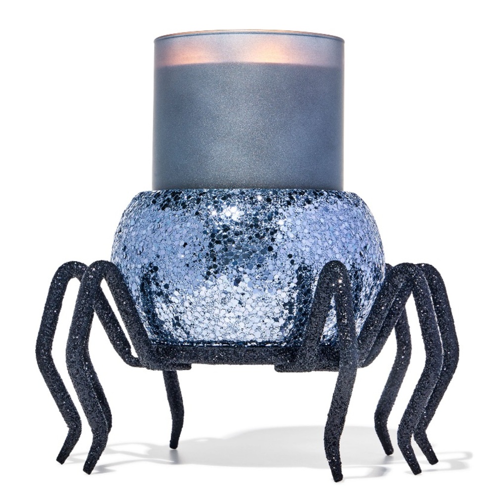 🕷️🕸️BLING SPIDER🕷️🕸️ Bath & Body Works, 3-Wick Candle Holder, NWT, Halloween ‘25